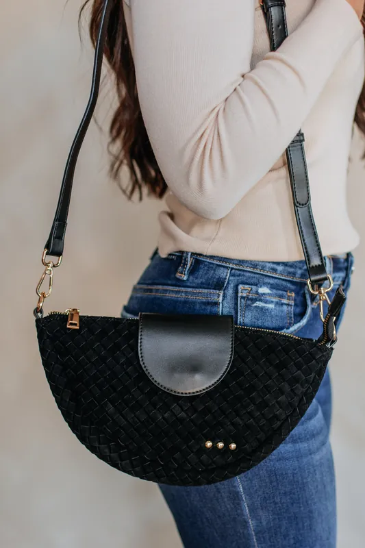 Janel Woven Crossbody Bag - Pretty Simple