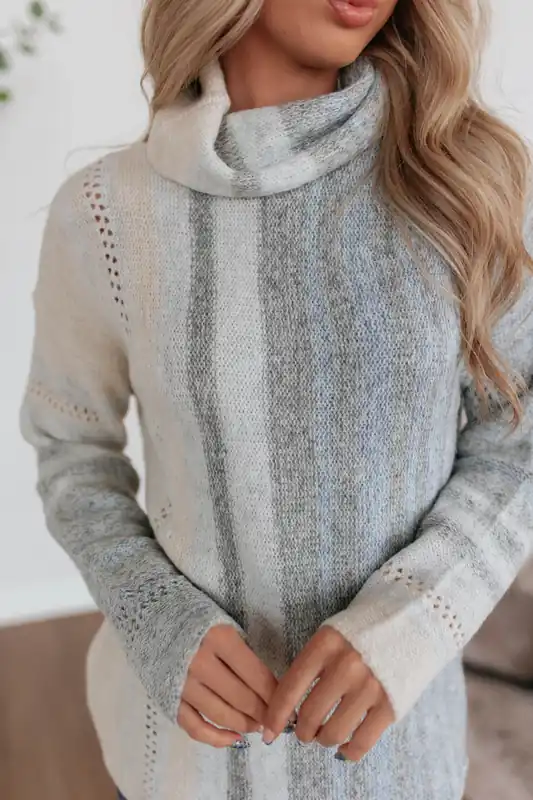 Marielle Turtle Neck Sweater - Mystree