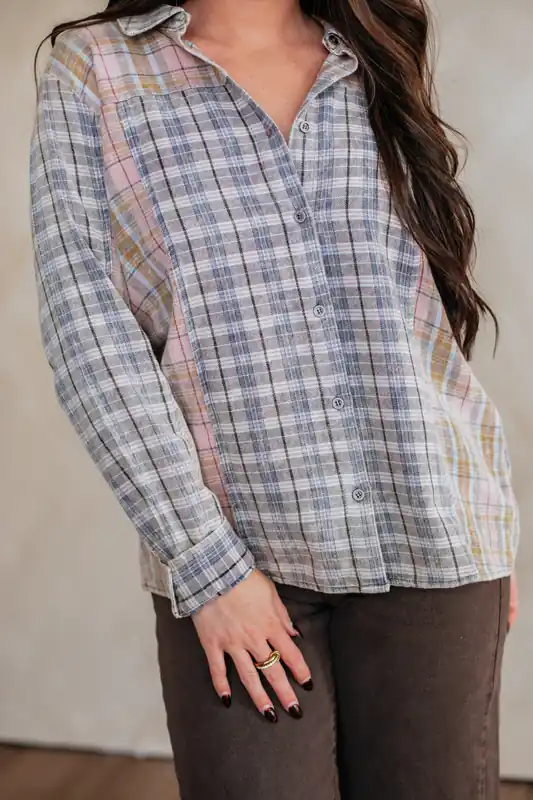 Teigan Flannel Top - Mystree