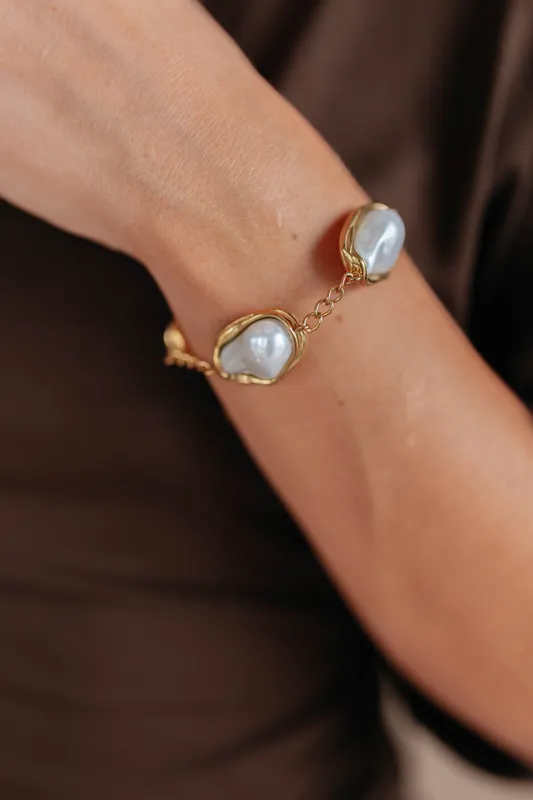 Aluna Pearl Bracelet - Lauren Kenzie