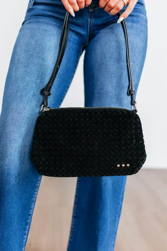 Fallon Suede Shoulder Bag - Pretty Simple