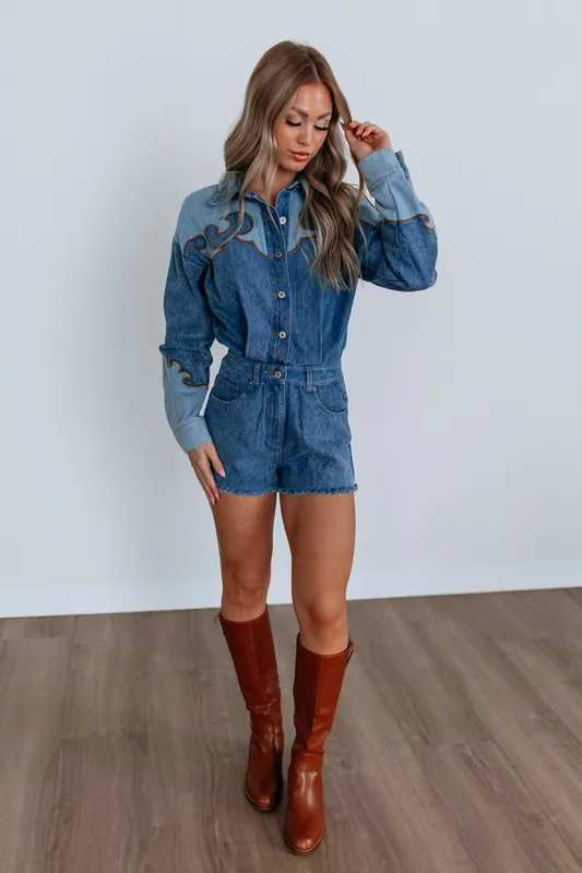 Blue Jean Baby Romper - Klesis