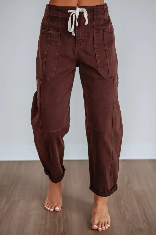 Kodi Risen Cargo Jeans - Chocolate
