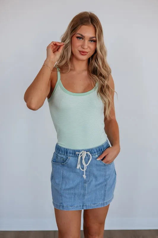 Brittyn Striped Tank - Wishlist