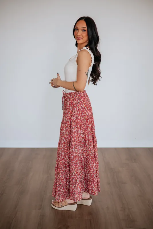 Hyacinth Floral Skirt - Wishlist