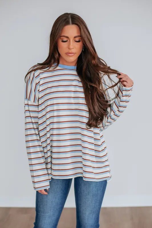 Cori Striped Top - Wishlist