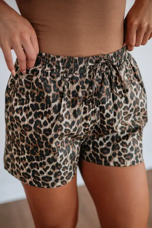 Tesha Leopard Shorts - Wishlist