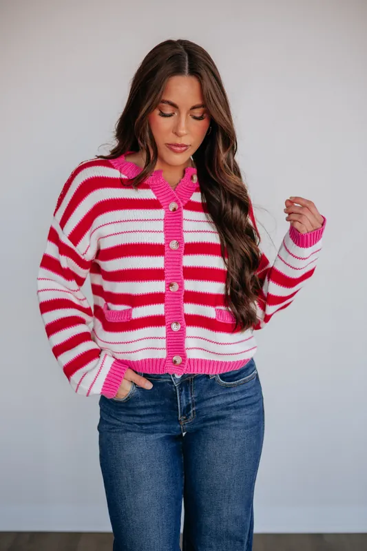 Kadence Striped Cardigan - Wishlist