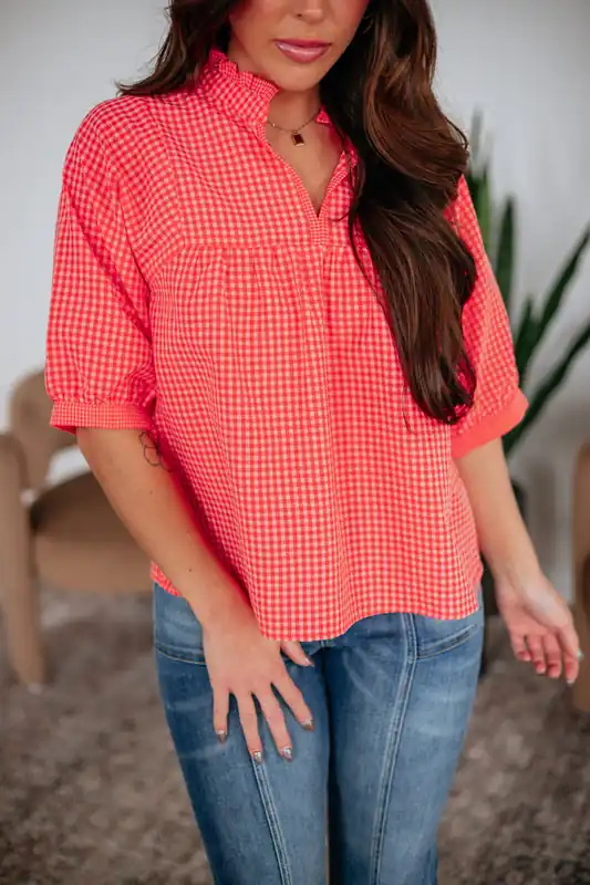 Jessalynn Gingham Top - Wishlist