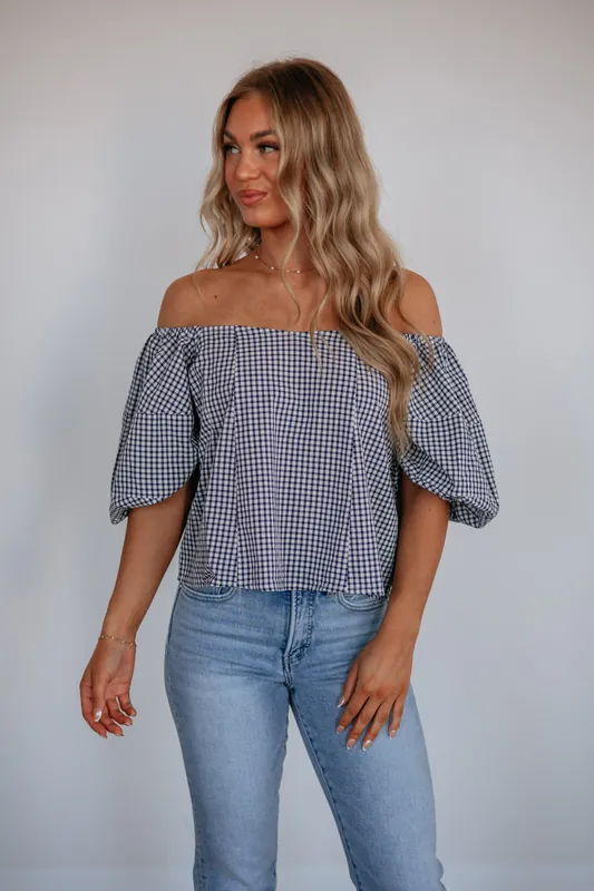 Karine Gingham Top - Wishlist