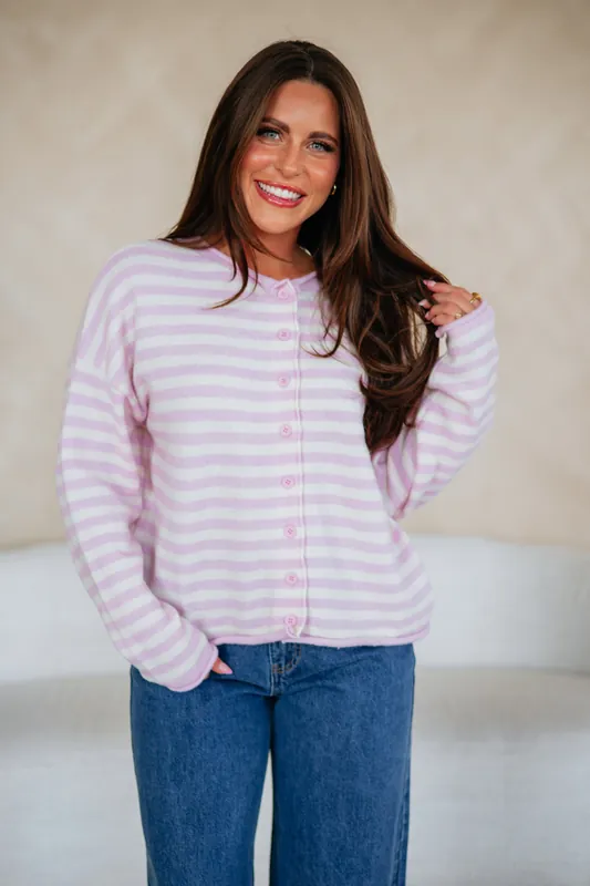 Augusta Striped Cardigan - By Together