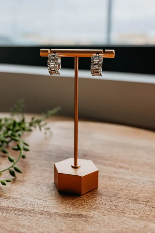Celene Huggie Hoop Earrings - Lauren Kenzie