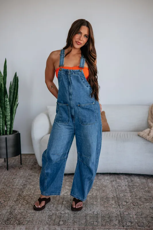 Karmen Denim Overalls - Listicle