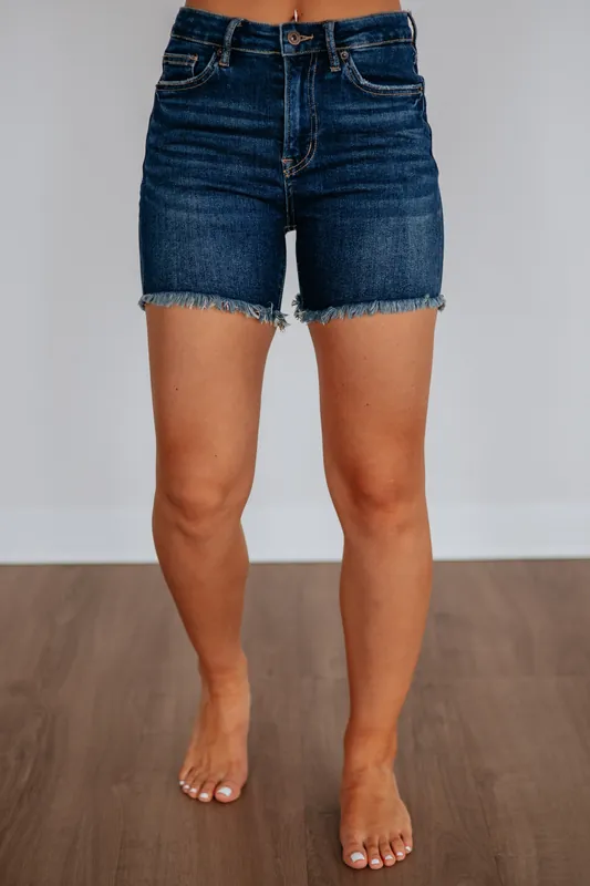 Zayley Mica Shorts - Mica Denim