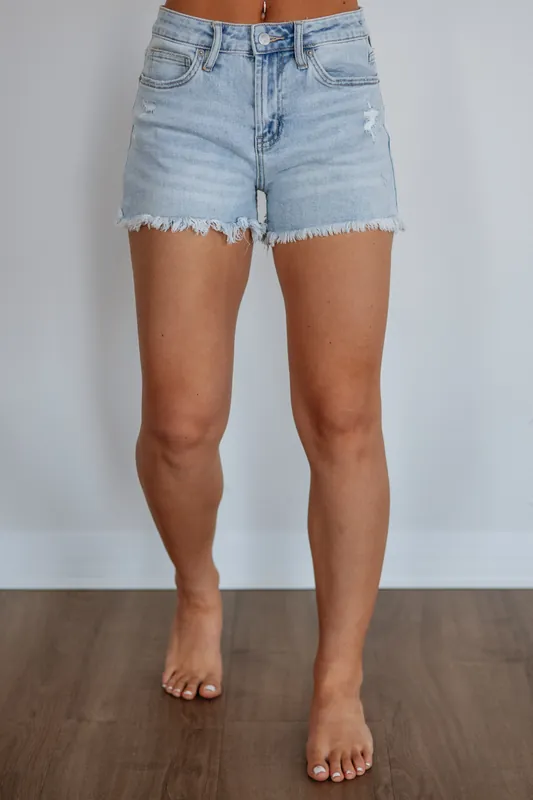 Julissa Mica Shorts - Mica Denim