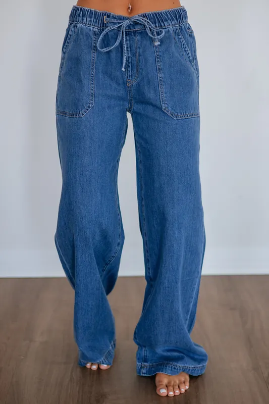 Charlie Mica Pants - Mica Denim
