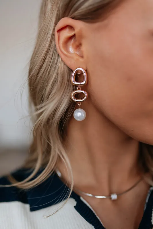 Clarice Pearl Earrings - Fame Accessories