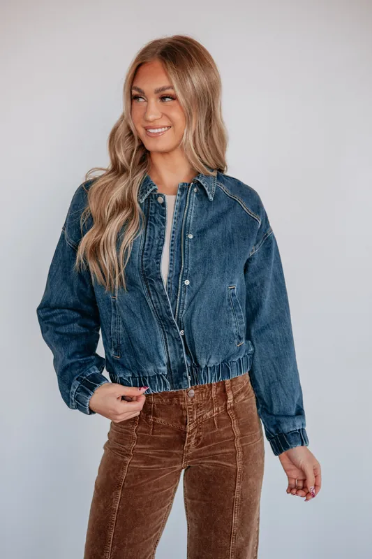 Roxane Risen Denim Jacket - Risen Jeans