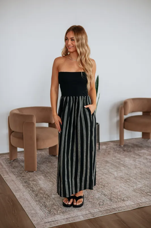Janett Contrast Dress - Miou Muse