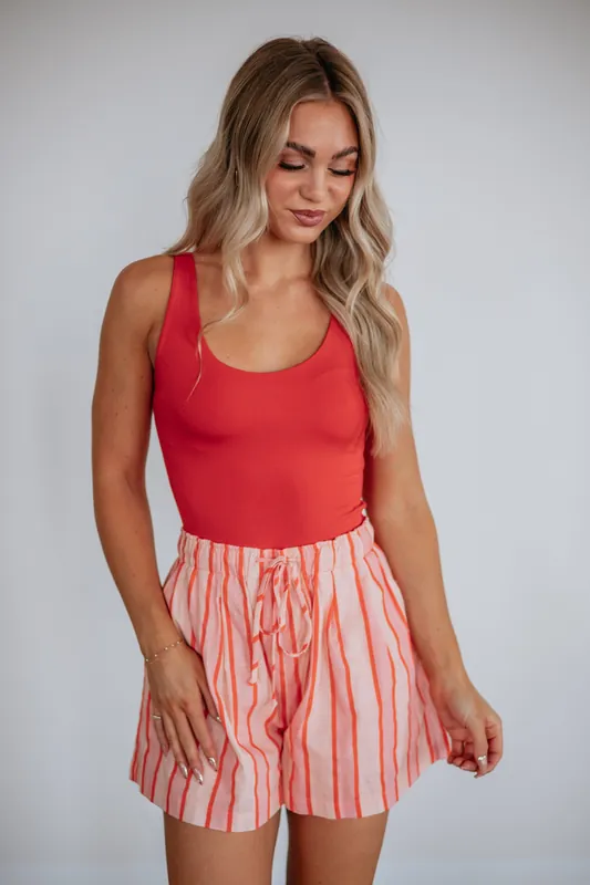Jesa Striped Shorts - By Together
