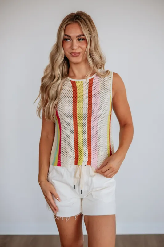 Alena Striped Top - By Together