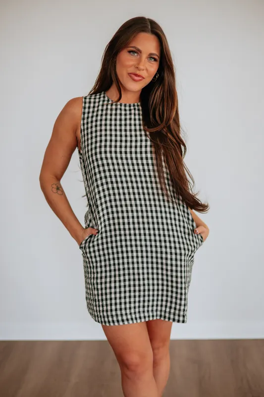 Paula Gingham Dress - Miou Muse