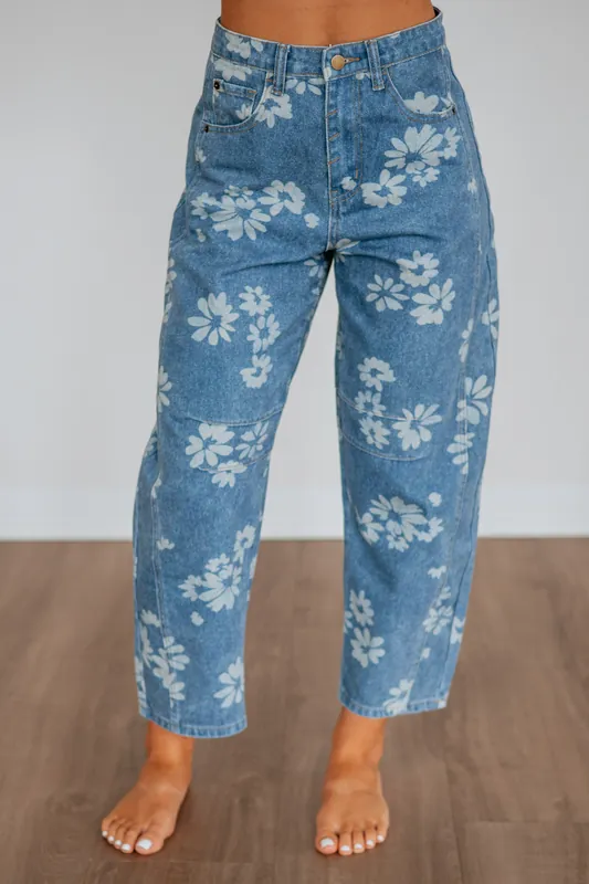 Winslie Denim Pants - Miou Muse