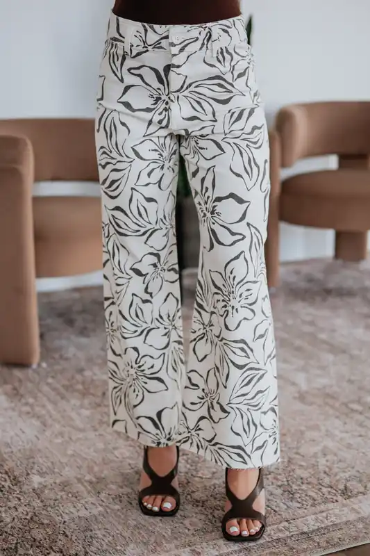 Josina Floral Pants - Miou Muse