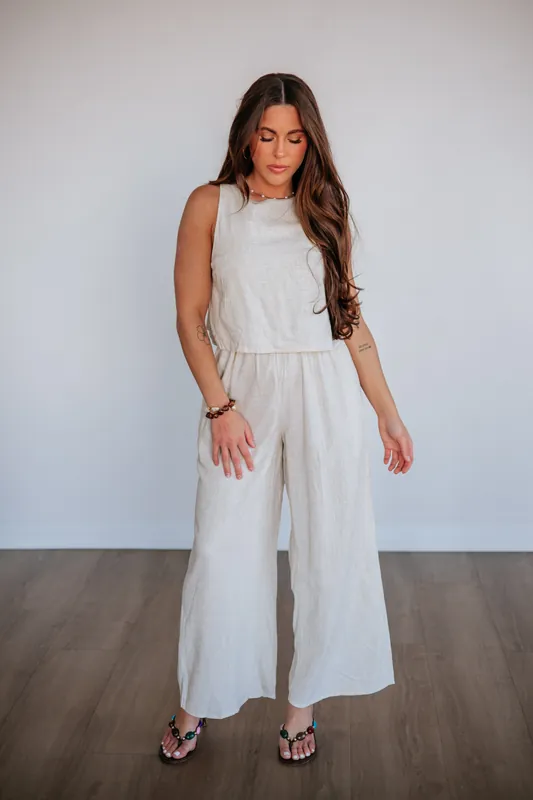 Candra Linen Jumpsuit - Klesis