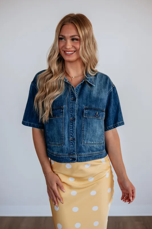 Audley Risen Denim Top - Risen Jeans