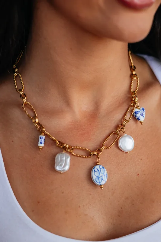 Jennah Charm Necklace - Lauren Kenzie