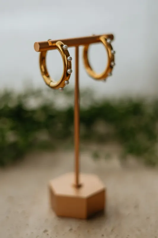 Lyra Hoop Earrings - Lauren Kenzie