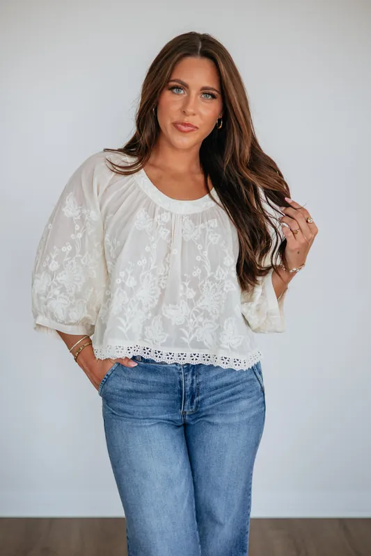 Isadora Floral Top - POL Clothing
