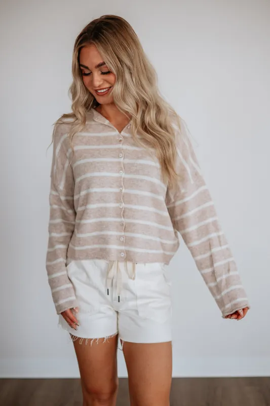 Grace Striped Cardigan - Things Between