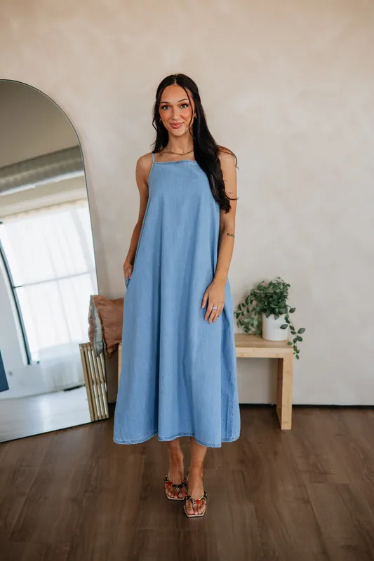 Cheyenne Denim Dress - Wishlist