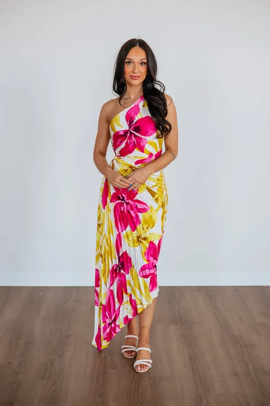 Calina Floral Dress - Dress Forum