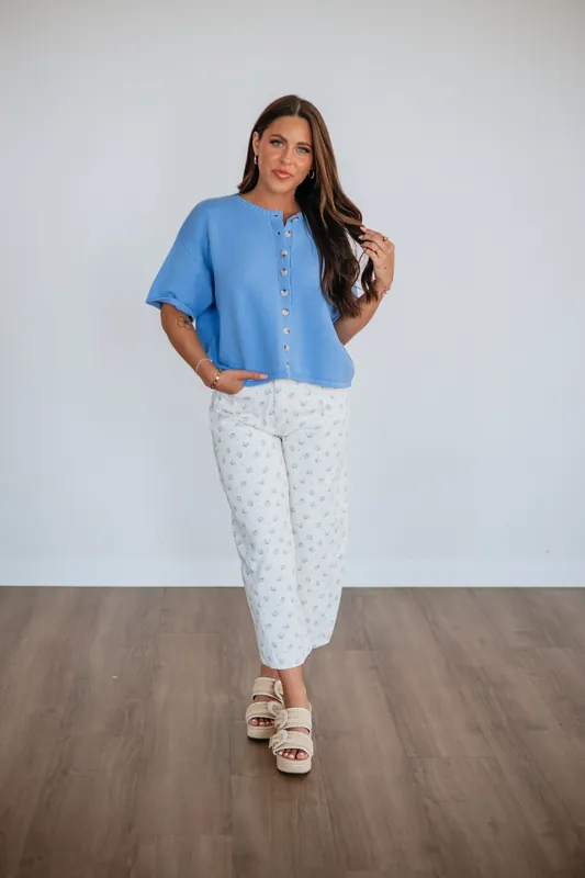 Calla Floral Pants - Cotierra