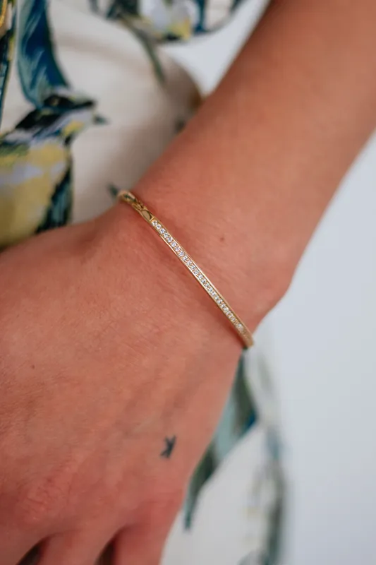 Xandra Bangle Bracelet - Fame Accessories