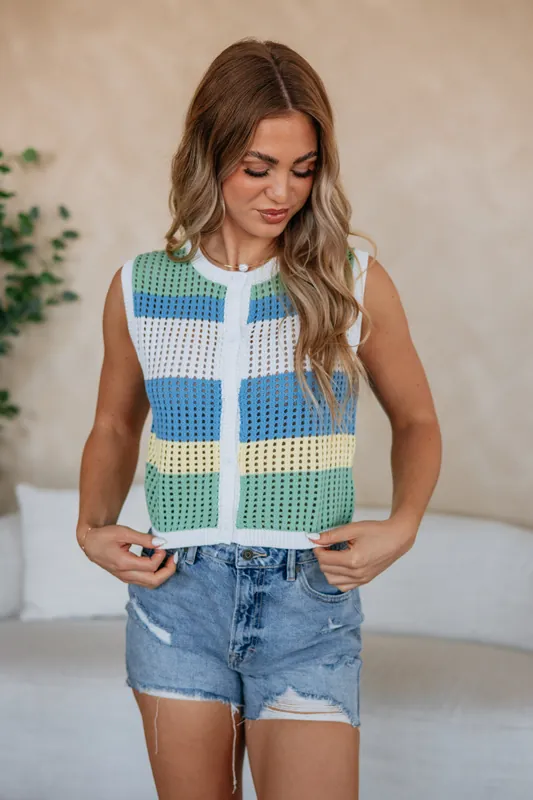Paigey Sweater Vest - Sunday Edition