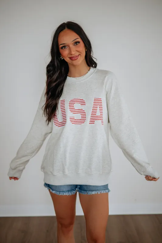 USA All Day Sweatshirt - Le Lis