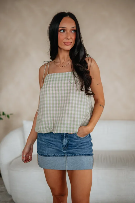 Liv Gingham Top - Things Between