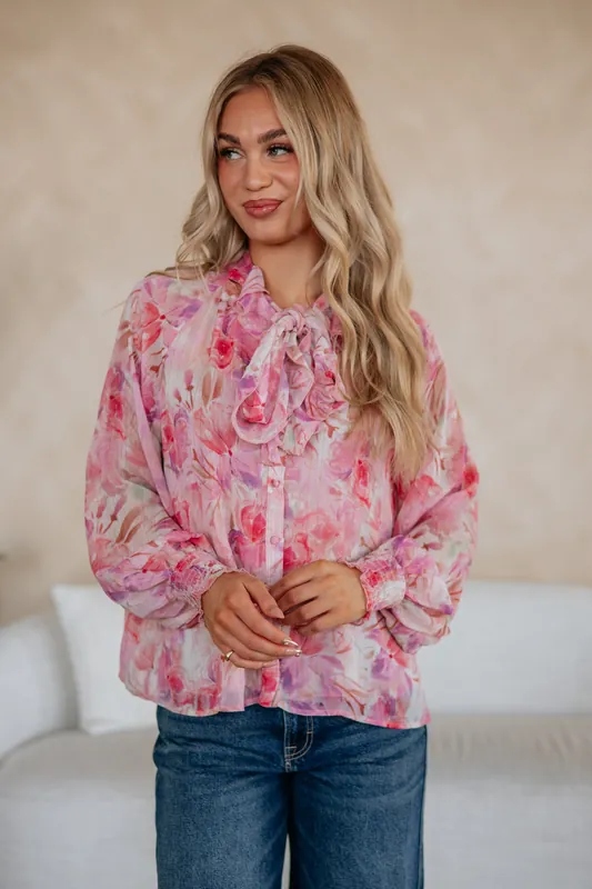 Annaliese Floral Blouse - Fate