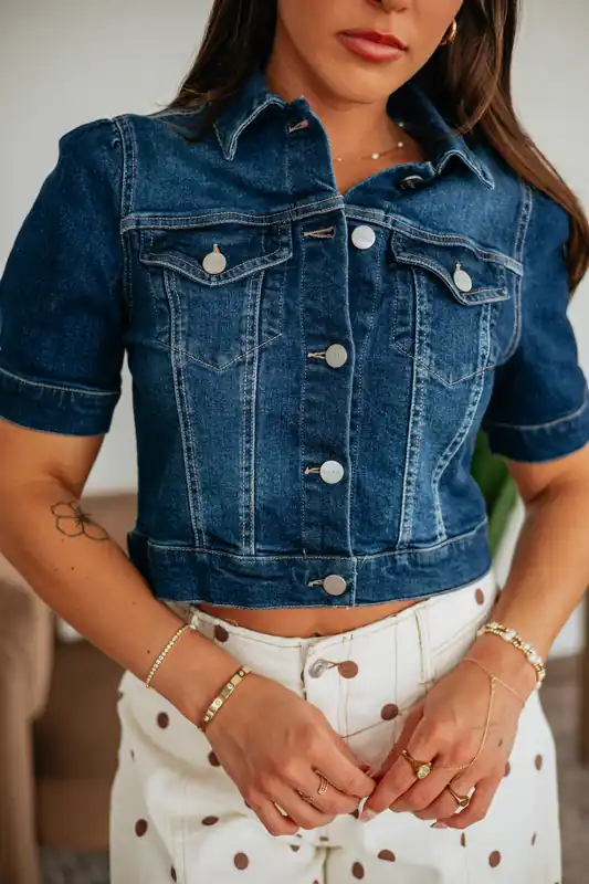 Lynn Risen Denim Jacket - Risen Jeans