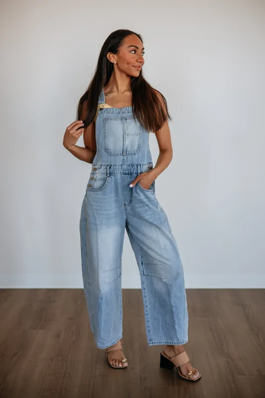 Maggey Denim Overalls - Emory Park