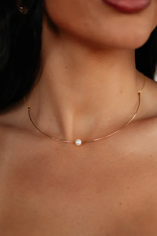 Cleo Pearl Necklace - Fame Accessories