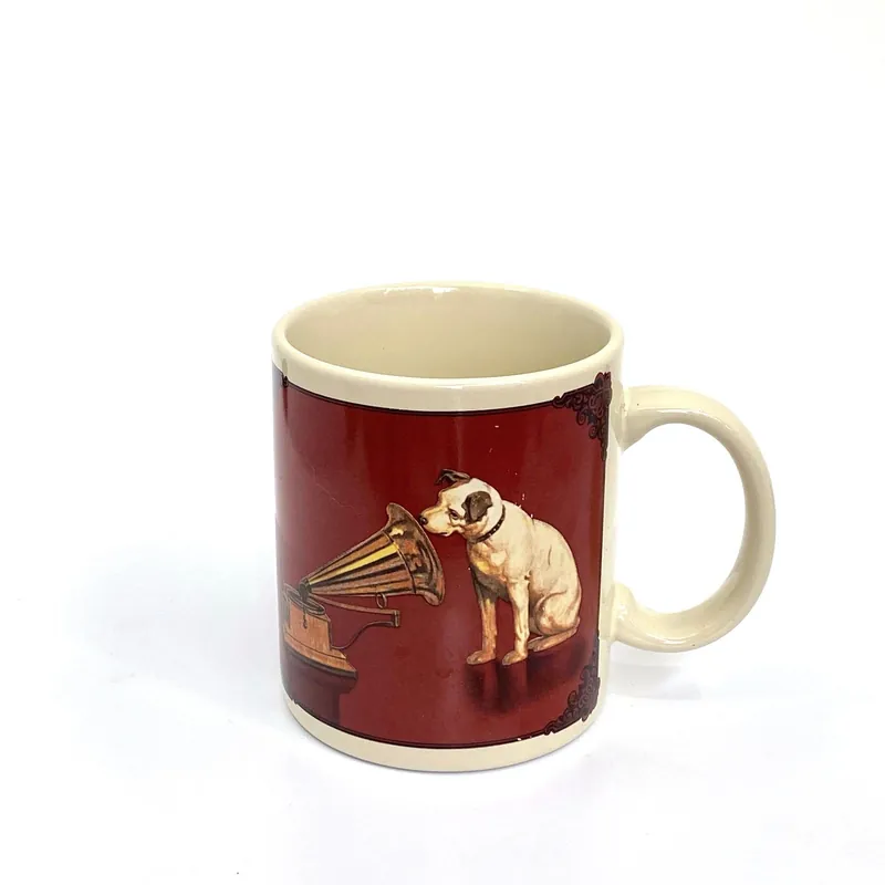 Collectible RCA ‘Nipper’ Phonograph Ceramic Coffee Cup 12 fl oz - RCA Corp