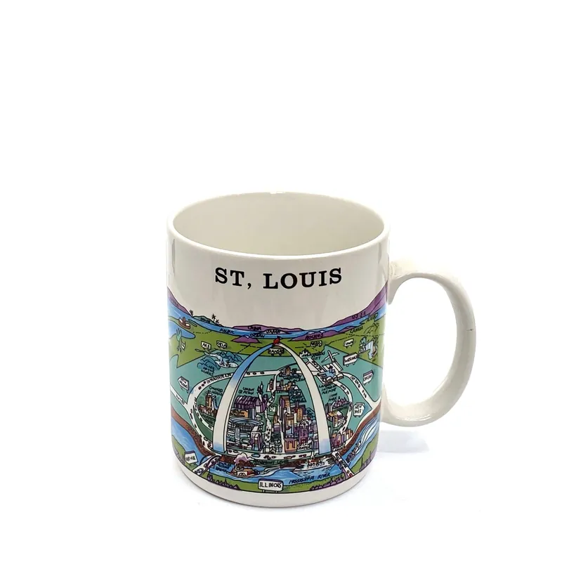 St. Louis, MO. Travel Tourism Souvenir Coffee Cup/Mug 14 Fl Oz - Citymugs