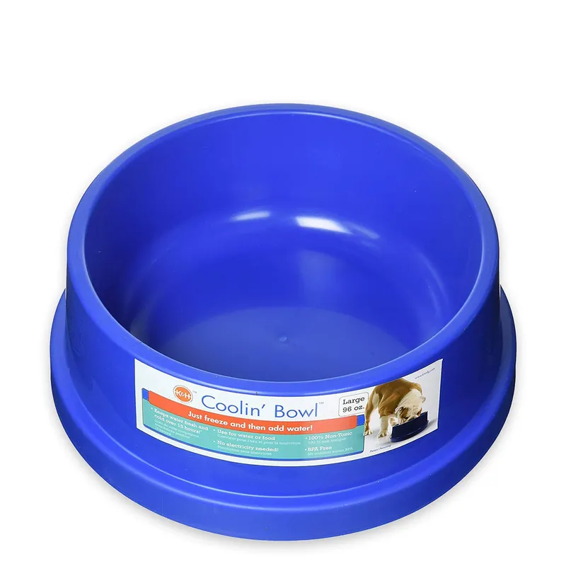 K&H Cooling Feeder Dog Bowl, 12 Cups (96 Fl Oz.) - K&H Pet Products