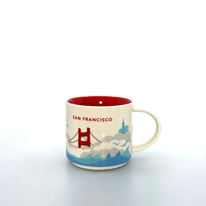 2017 Starbucks San Francisco YOU ARE HERE Coffee Mug 14 fl oz Collectors Cup Pre-Owned