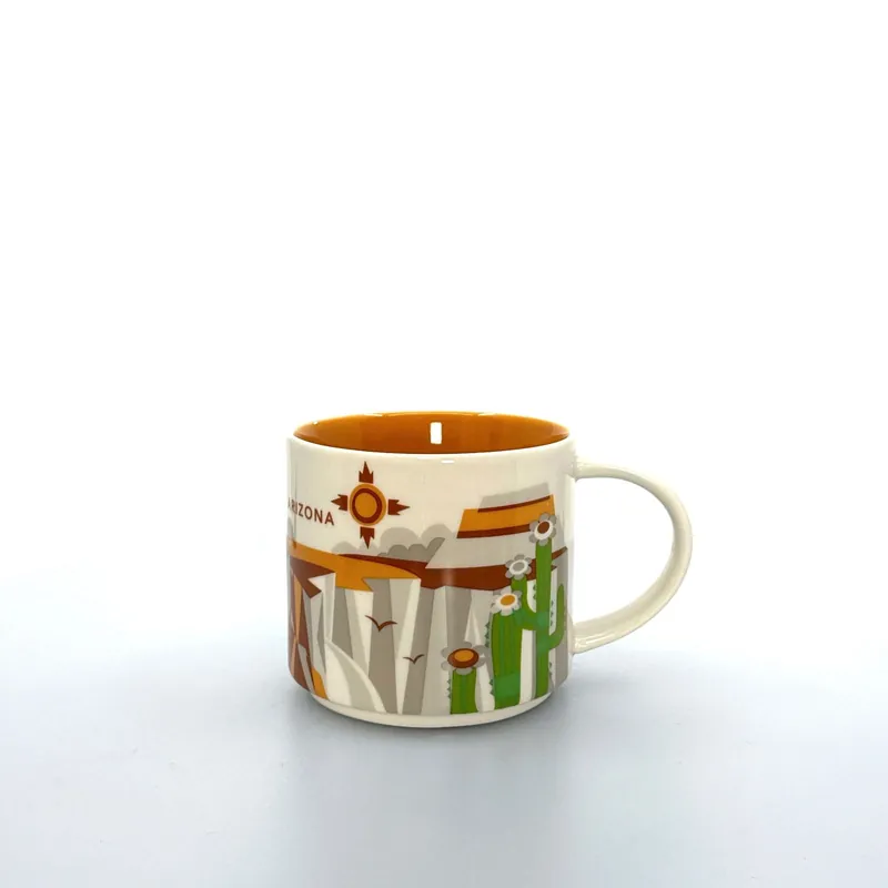 2015 Starbucks Arizona YOU ARE HERE Coffee Mug 14 fl oz Collectors Cup Pre-Owned
